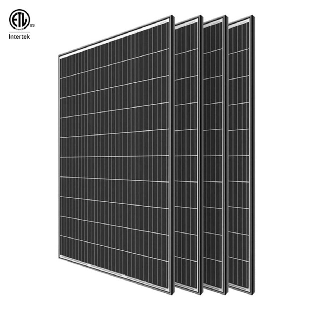 Renogy 1.2kW Essential Kit displaying its solar panel component