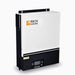 Slightly tilted left side view of Rich Solar RS-H6548 6500 Watt (6.5KW) 48 Volt Off-Grid Hybrid Solar Inverter