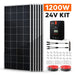 Rich Solar RS-K12004 1200W Solar Kit featuring its 24 volts and 1200 Watt capacity