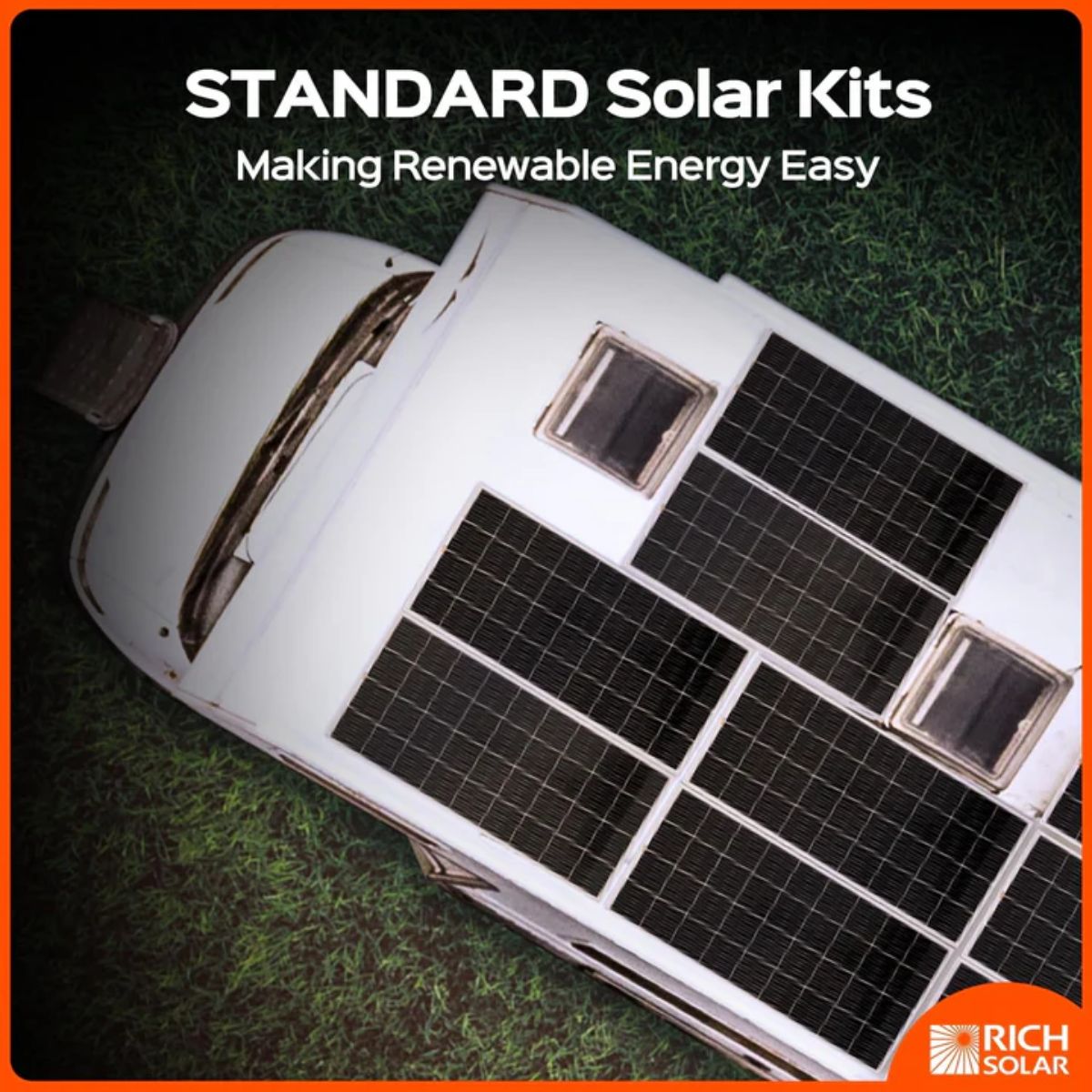 Rich Solar RS-K12004 1200W Solar Kit displaying how making renewable energy easy