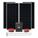 Rich Solar RS-K8004 800W Solar Kit displaying its components like 60A MPPT Solar Charge Controller, 4 x 200 Watt Monocrystalline Solar Panel and its accessories