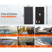 Rich Solar RS-M400 400W Mega Monocrystalline Solar Panel featuring product dimensions, installation and product applications