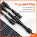 Rich Solar RS-T3 Y Branch Parallel Connectors 3 to 1 displaying its Plug and Play features