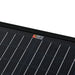 A zoomed in view of Rich Solar RS-X200B MEGA 200W Portable Solar Panel Briefcase's monocrystalline solar cells