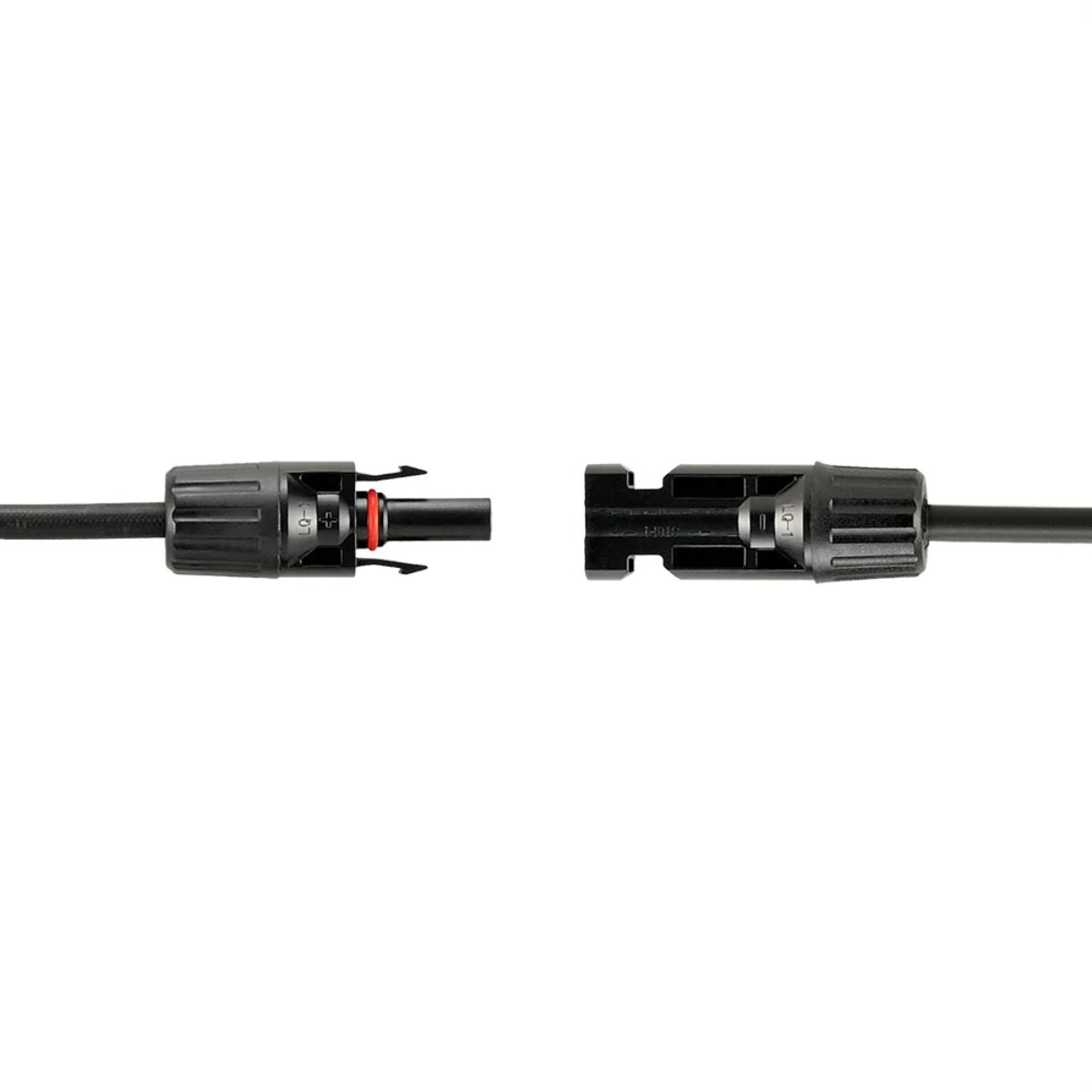 Rich Solar RS-Y3 Y Branch Parallel Adapters 3 to 1 displaying its end-to-end adapter fit-up