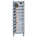 Front view of the Sol-Ark 60 kWh Indoor Lithium Battery System - L3-HV-60KWH with multiple stacked modules