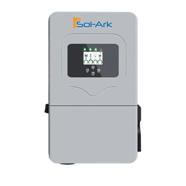Sol-Ark battery charger on a white background