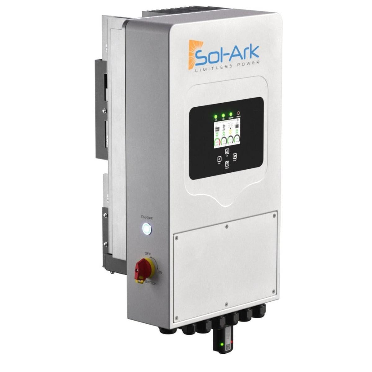 Sol-Ark power system on a white background