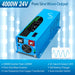 SunGold Power LFP4K24V120VSG 4000 Watts Pure Sine Wave Inverter featuring its multiple electrical output features.