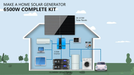 Setup's for SunGold Power SGR-6510E Off-Grid Solar Kit, in-home solar generator setup