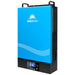 SunGold Power TP6048 Solar Inverter Charger displaying its black and blue color scheme and its LCD display.